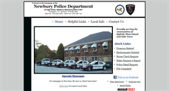 Desktop Screenshot of newburypolicedept.com
